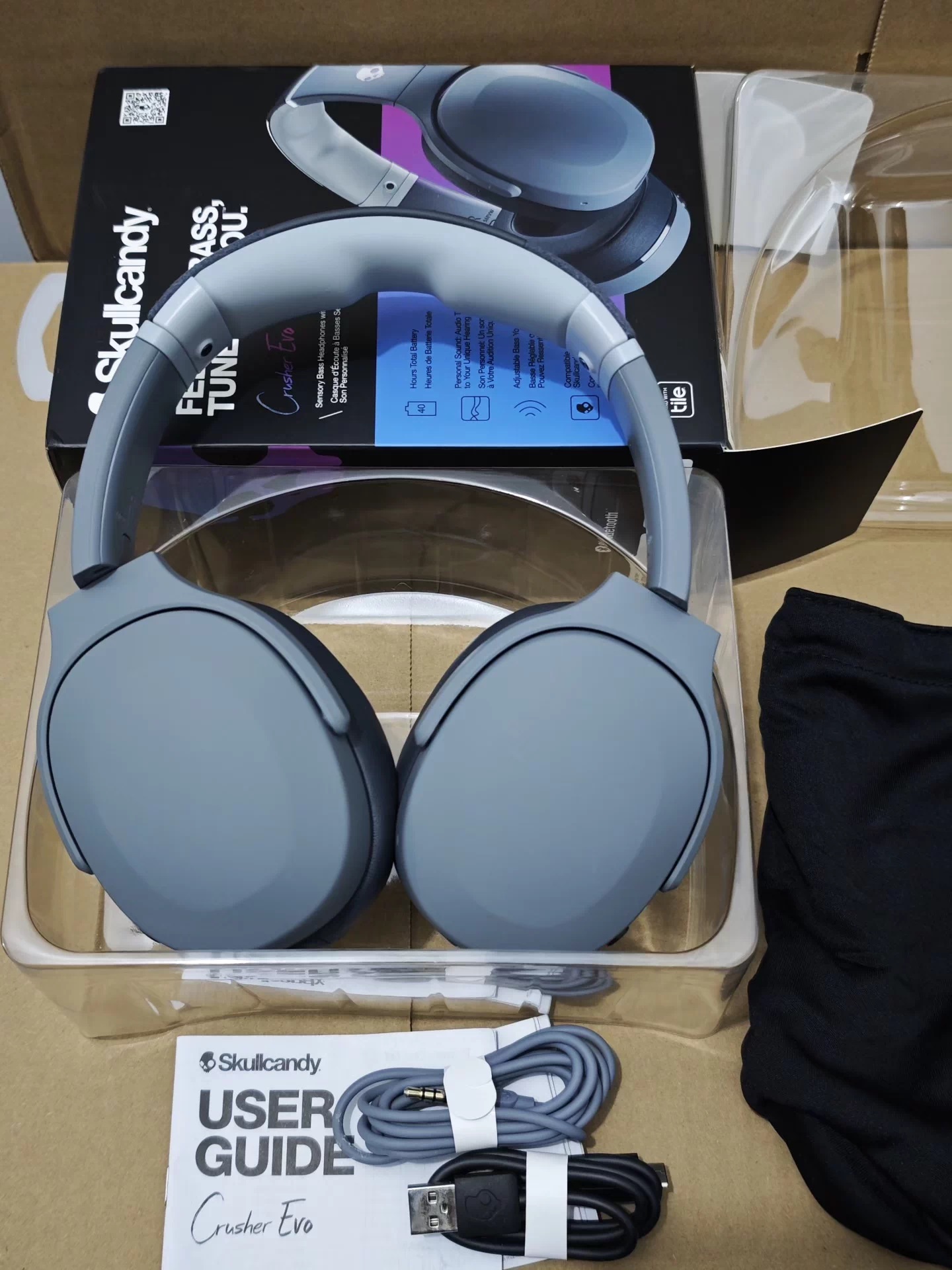 Skullcandy Crusher Evo Wireless Bluetooth Headphones with Extra